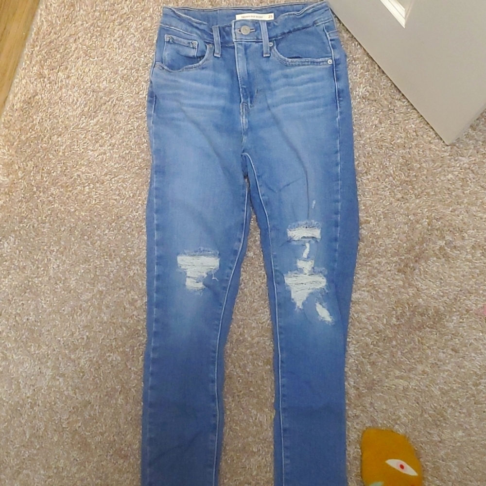 Levis 721 skinny jeans size 25